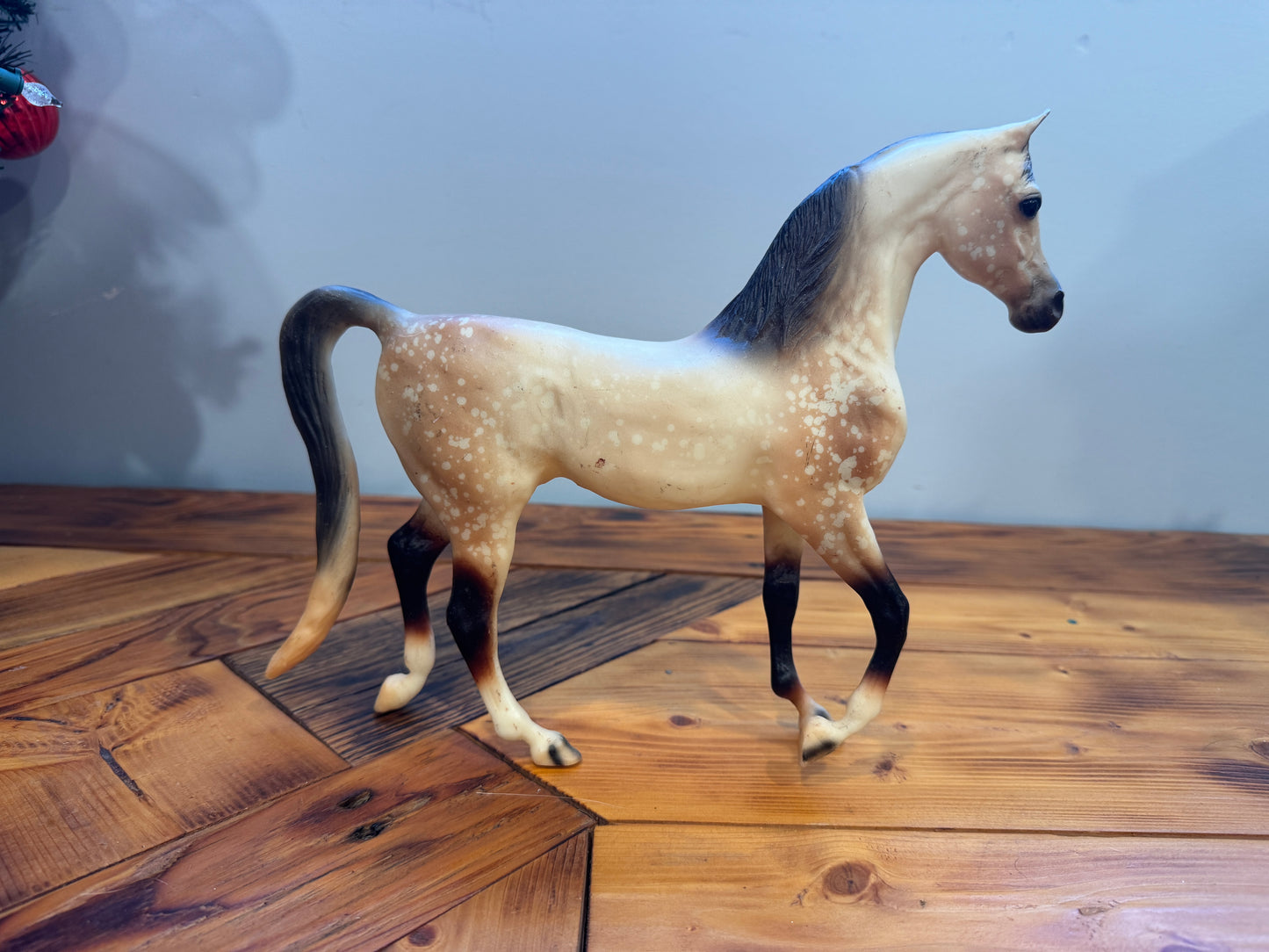 No. 766 Dark Dapple Rose Grey Arabian Stallion Khemosabi