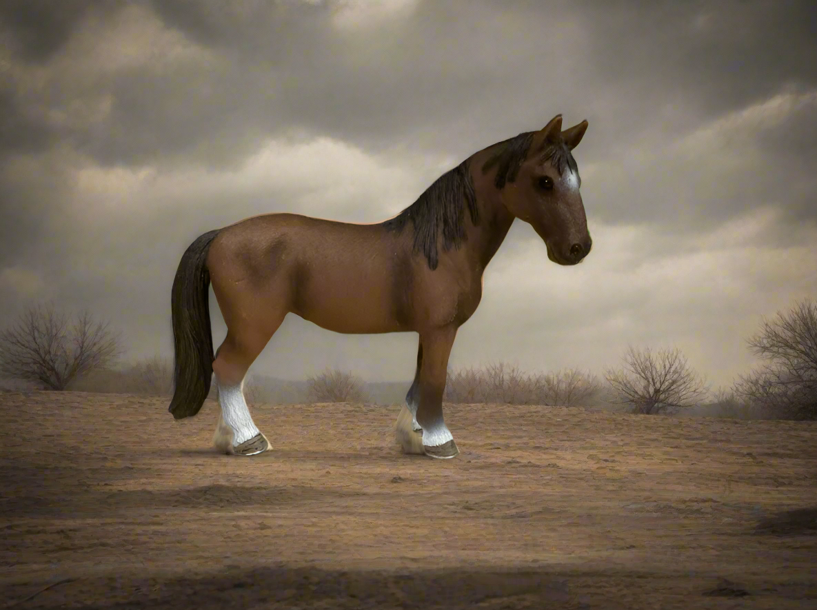 2011 Brown Female Tennessee Walker Walking Horse 5" Schleich PVC Action Figure