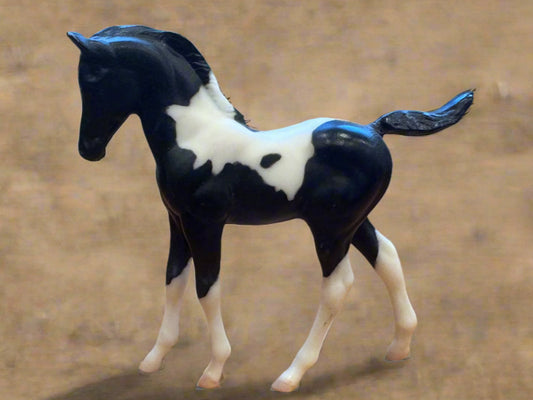 No. 674 Breyer Classic Black Pinto Foal