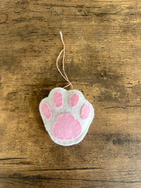 Paw Print Ornament